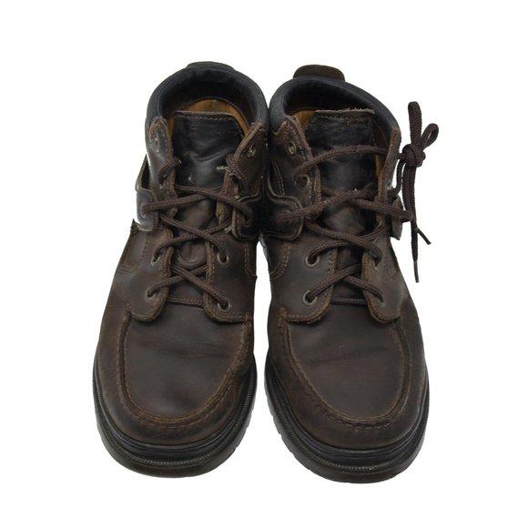 *Vtg TIMBERLAND Sz 9M Brown Leather Lace Up Boots main image 5